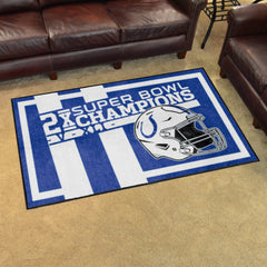 Indianapolis Colts Dynasty 4ft. x 6ft. Plush Area Rug