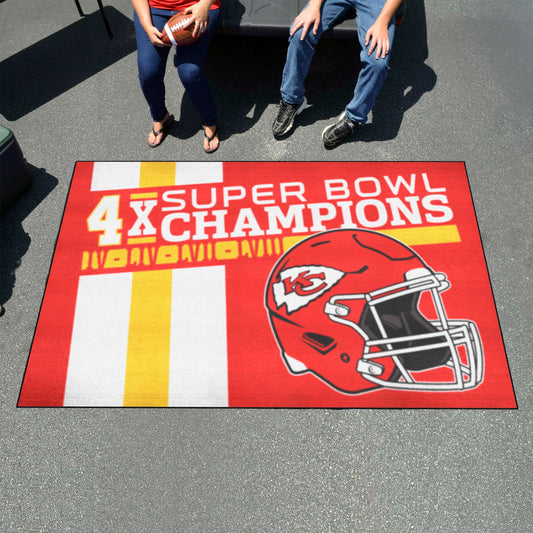 Kansas City Chiefs Ulti-Mat Rug - 5ft. x 8ft.