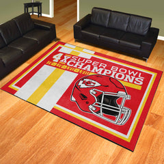 Kansas City Chiefs Dynasty 8ft. x 10ft. Plush Area Rug