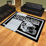 Las Vegas Raiders Dynasty 8ft. x 10ft. Plush Area Rug