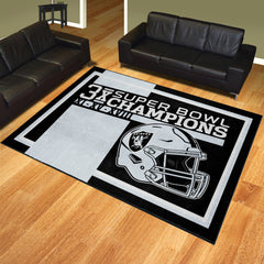 Las Vegas Raiders Dynasty 8ft. x 10ft. Plush Area Rug