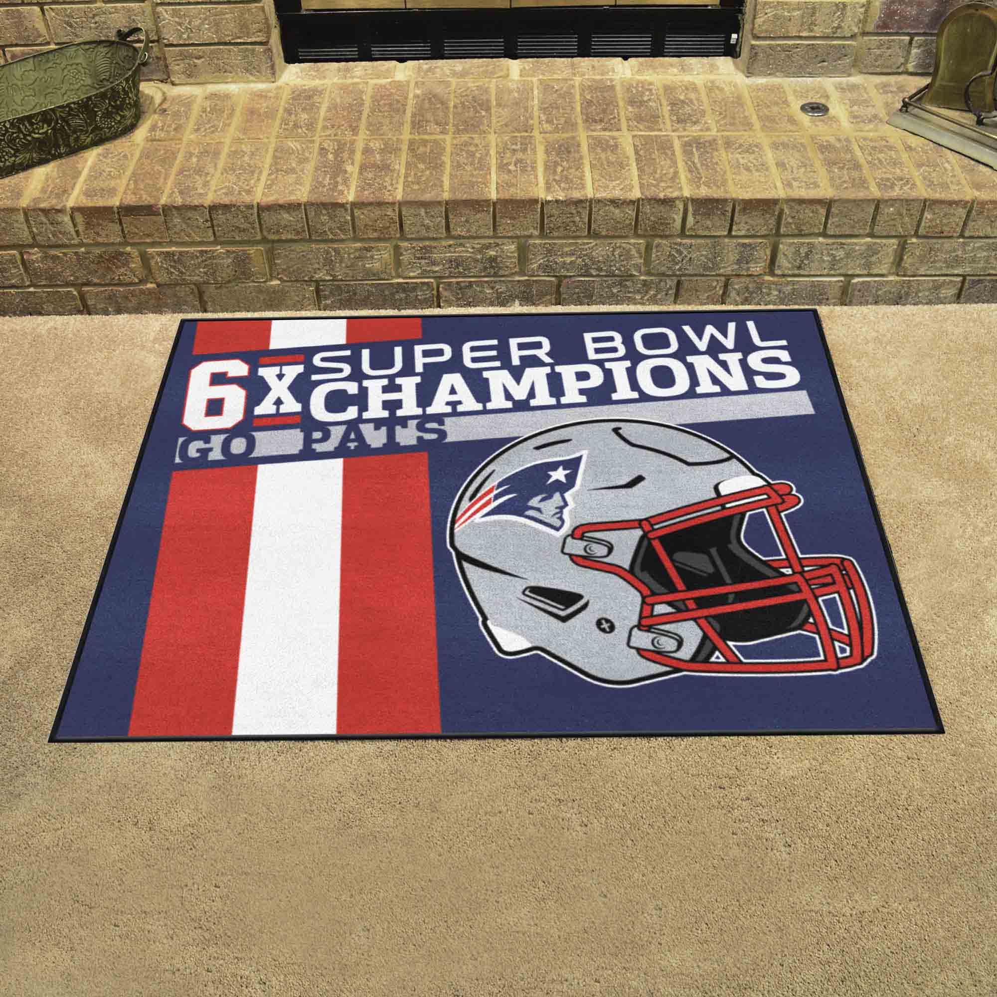 New England Patriots Dynasty Starter Mat Accent Rug - 19in. x 30in. - New England Patriots