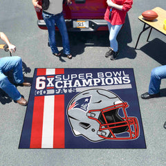 New England Patriots Dynasty Tailgater Rug - 5ft. x 6ft. - New England Patriots