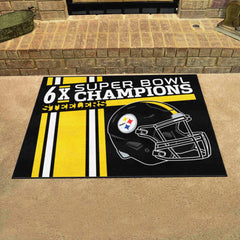 Pittsburgh Steelers All-Star Rug - 34 in. x 42.5 in. Plush Area Rug