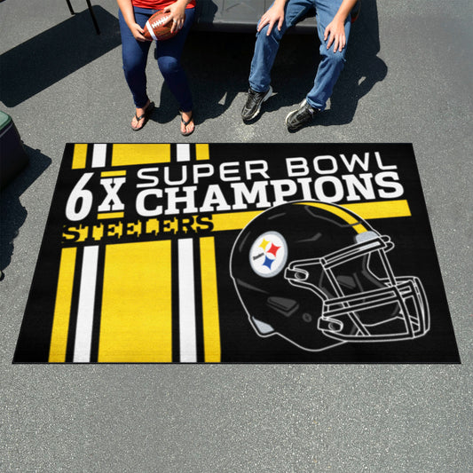 Pittsburgh Steelers Ulti-Mat Rug - 5ft. x 8ft.