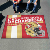 San Francisco 49ers Ulti-Mat Rug - 5ft. x 8ft.