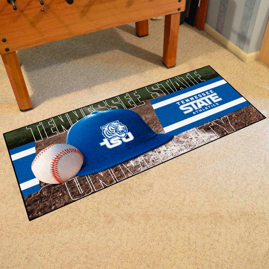 Tennessee State Tigers Baseball Runner Rug - 30in. x 72in.