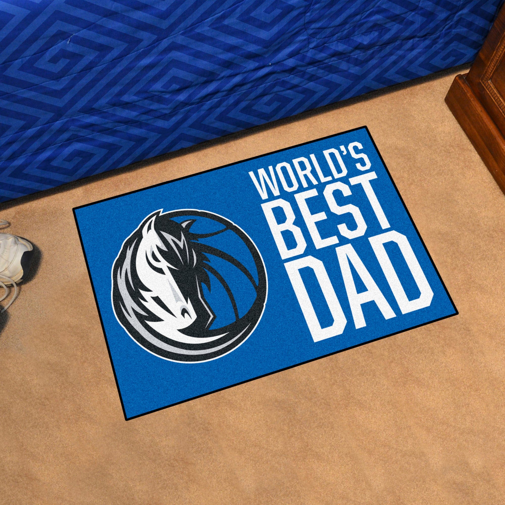 Dallas Mavericks Starter Mat Accent Rug - 19in. x 30in. World's Best Dad Starter Mat - Dallas Mavericks