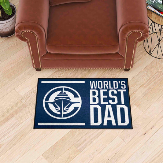 Los Angeles Clippers Starter Mat Accent Rug - 19in. x 30in. World's Best Dad Starter Mat