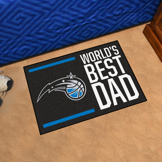 Orlando Magic Starter Mat Accent Rug - 19in. x 30in. World's Best Dad Starter Mat