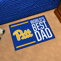 Pitt Panthers Starter Mat Accent Rug - 19in. x 30in. World's Best Dad Starter Mat