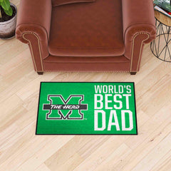 Marshall Thundering Herd Starter Mat Accent Rug - 19in. x 30in. World's Best Dad Starter Mat