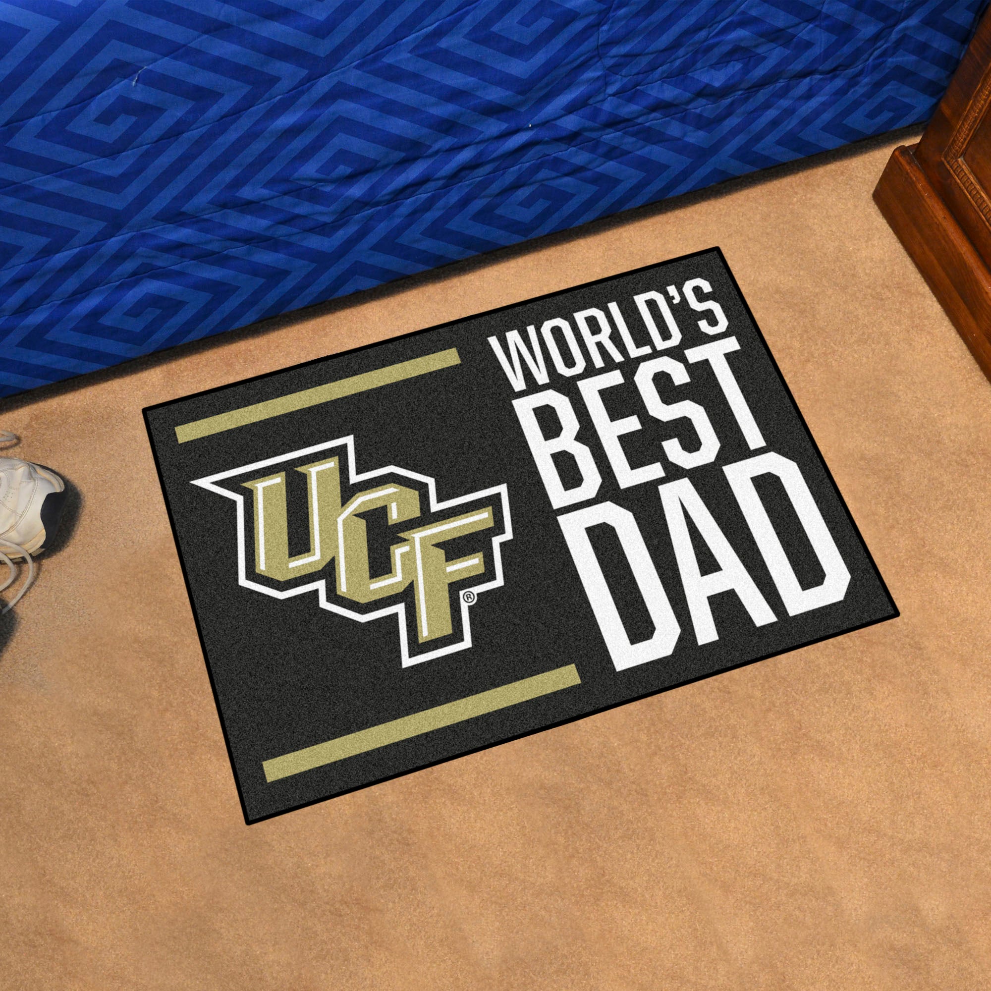 Central Florida Knights Starter Mat Accent Rug - 19in. x 30in. World's Best Dad Starter Mat