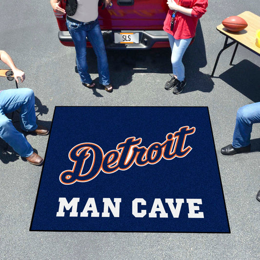 Detroit Tigers Man Cave Tailgater Rug - 5ft. x 6ft.