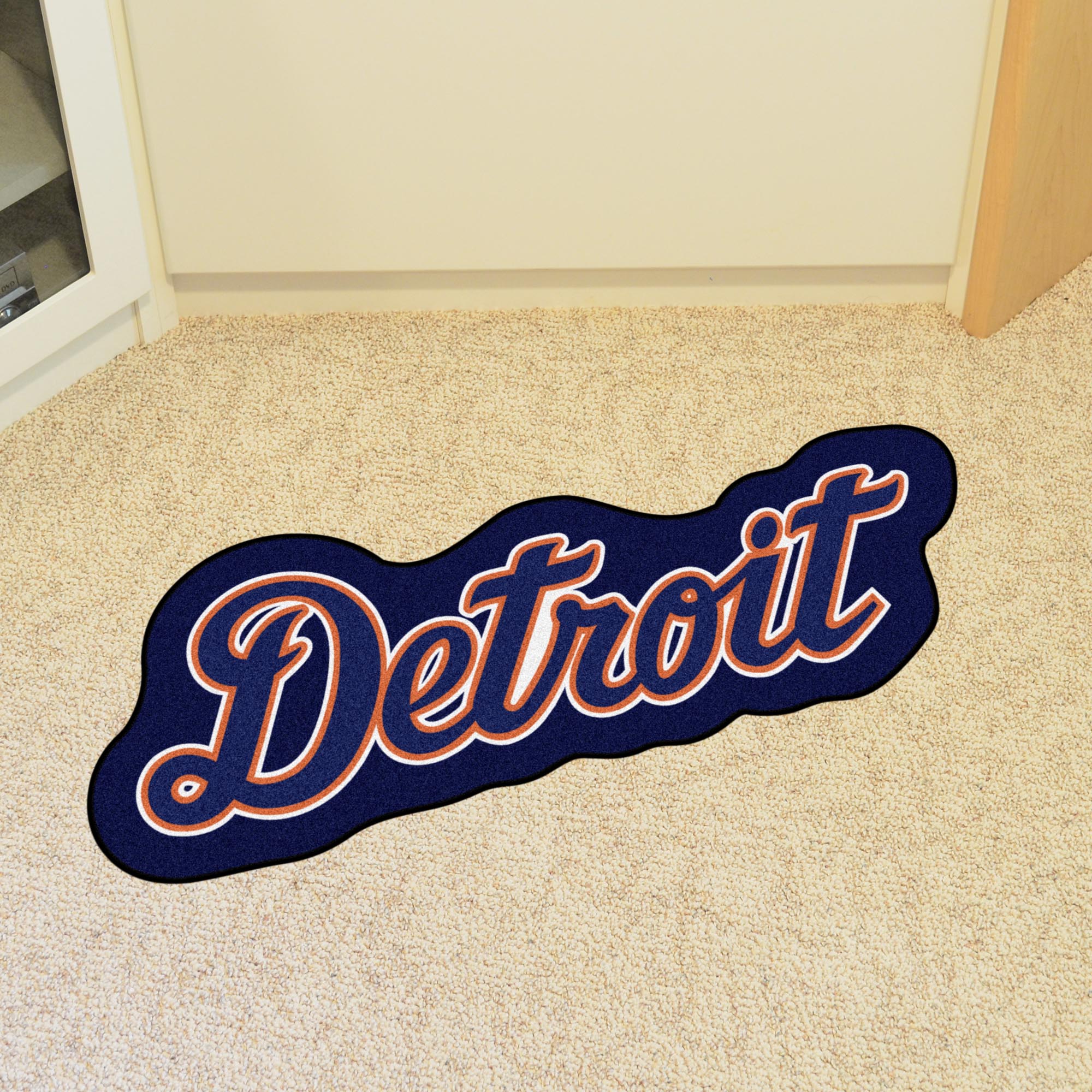 Detroit Tigers Mascot Rug "Detriot" Wordmark