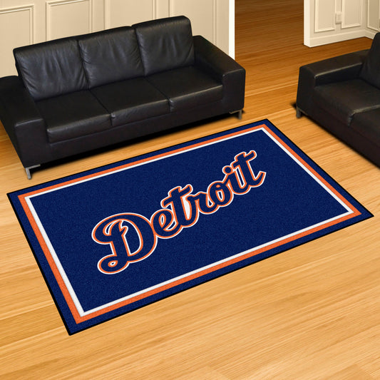 Detroit Tigers 5ft. x 8 ft. Plush Area Rug