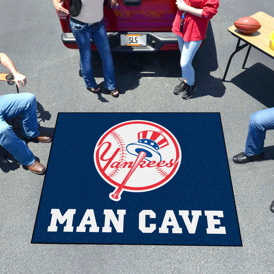 New York Yankees Man Cave Tailgater Rug - 5ft. x 6ft.