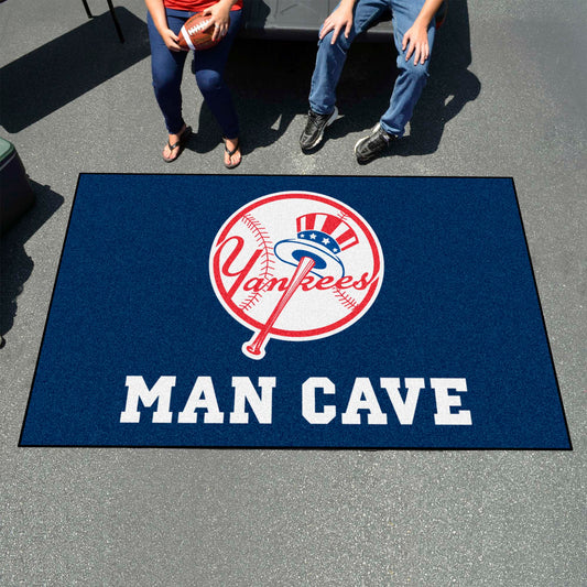 New York Yankees Man Cave Ulti-Mat Rug - 5ft. x 8ft.