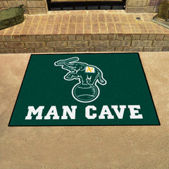 Oakland Athletics Man Cave All-Star Rug - 34 in. x 42.5 in.