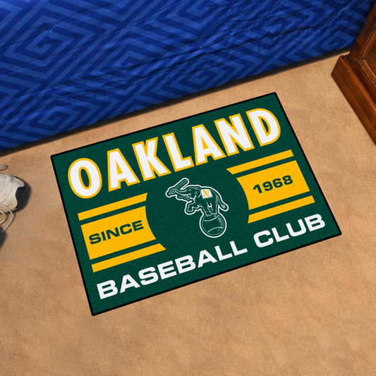 Oakland Athletics Starter Mat Accent Rug - 19in. x 30in. - Oakland Athletics