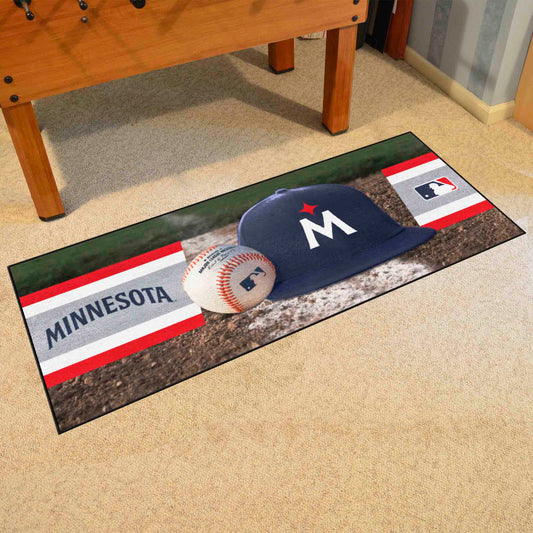 Minnesota Twins Baseball Runner Rug - 30in. x 72in. - Minnesota Twins