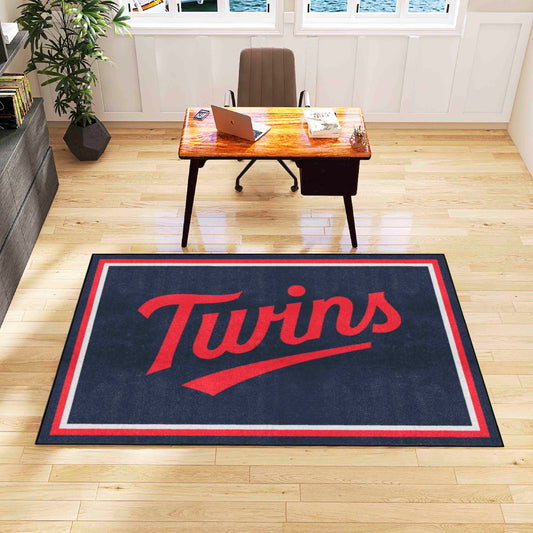 Minnesota Twins 5ft. x 8 ft. Plush Area Rug