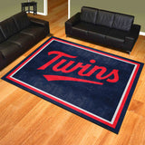 Minnesota Twins 8ft. x 10 ft. Plush Area Rug - Minnesota Twins