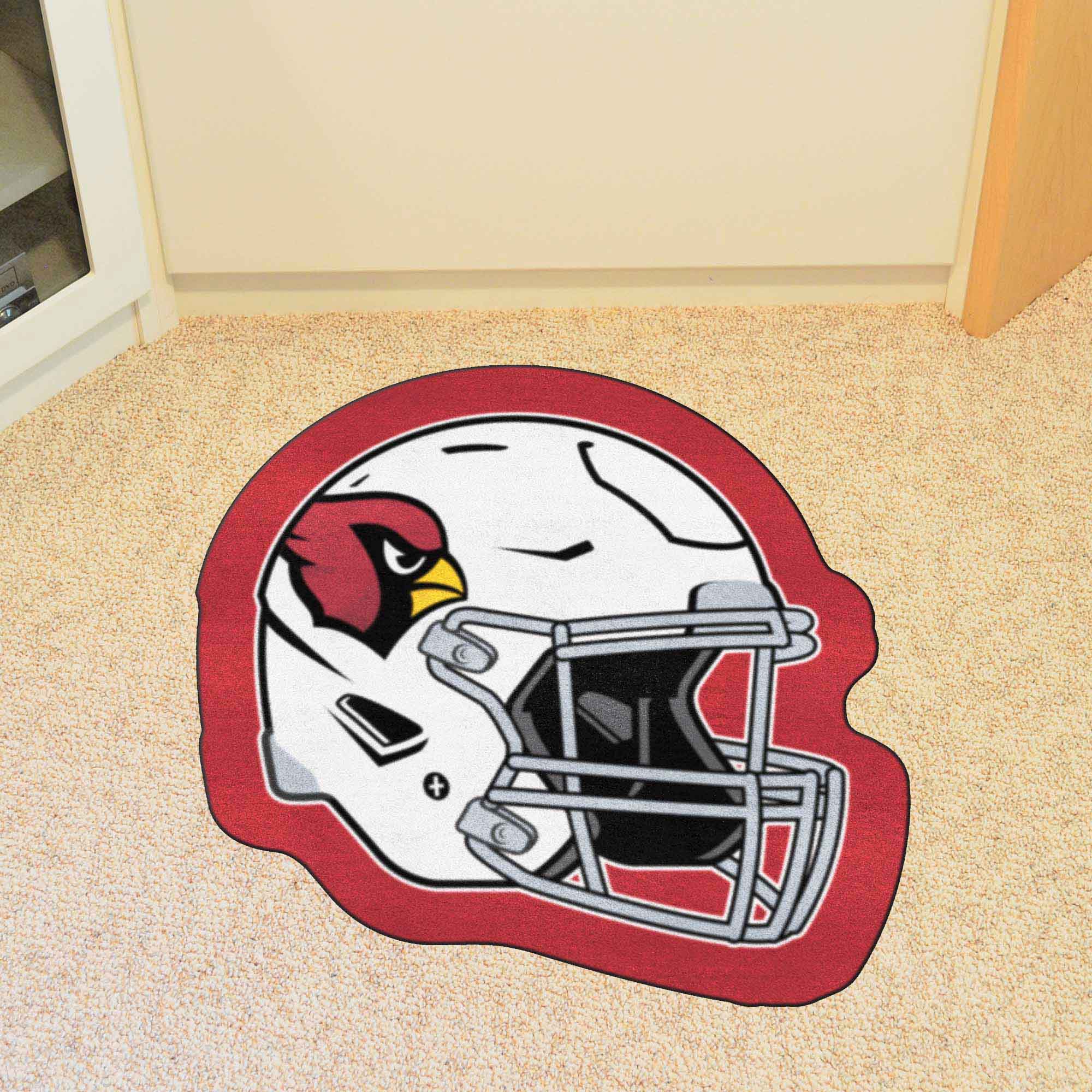 Arizona Cardinals Mascot Helmet Rug - Arizona Cardinals