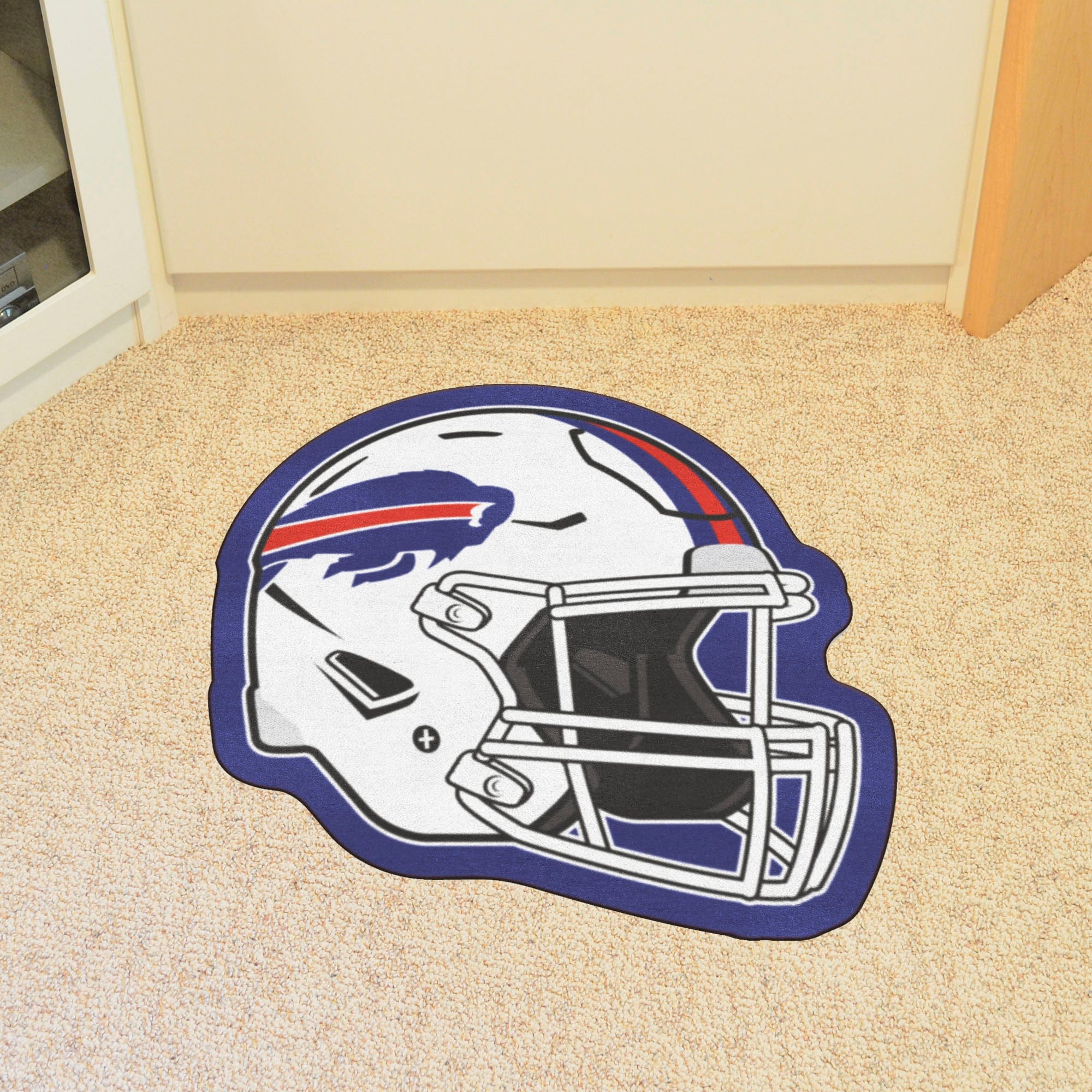 Buffalo Bills Mascot Helmet Rug - Buffalo Bills