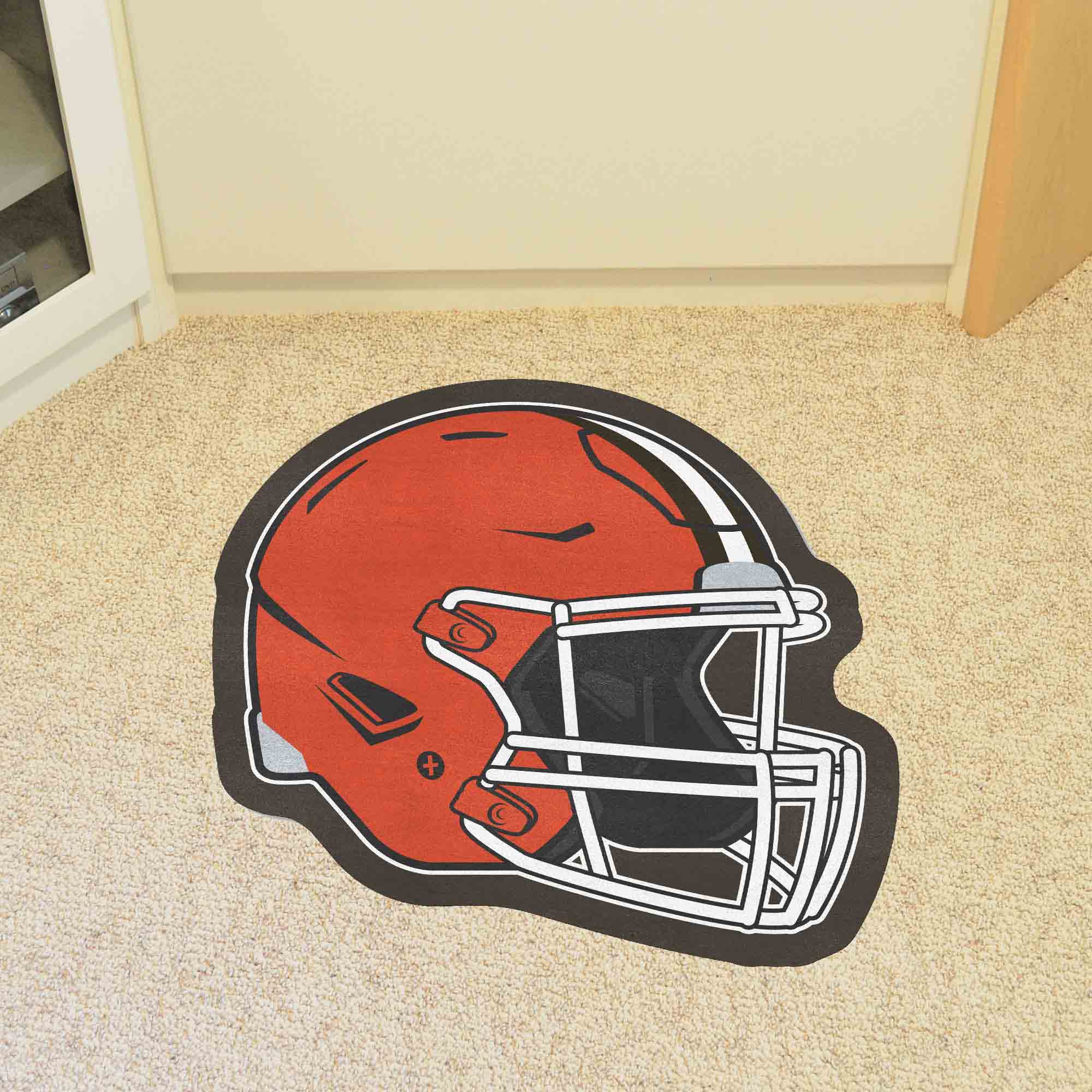 Cleveland Browns Mascot Helmet Rug