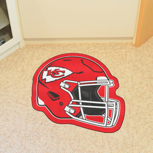 Kansas City Chiefs Mascot Helmet Rug