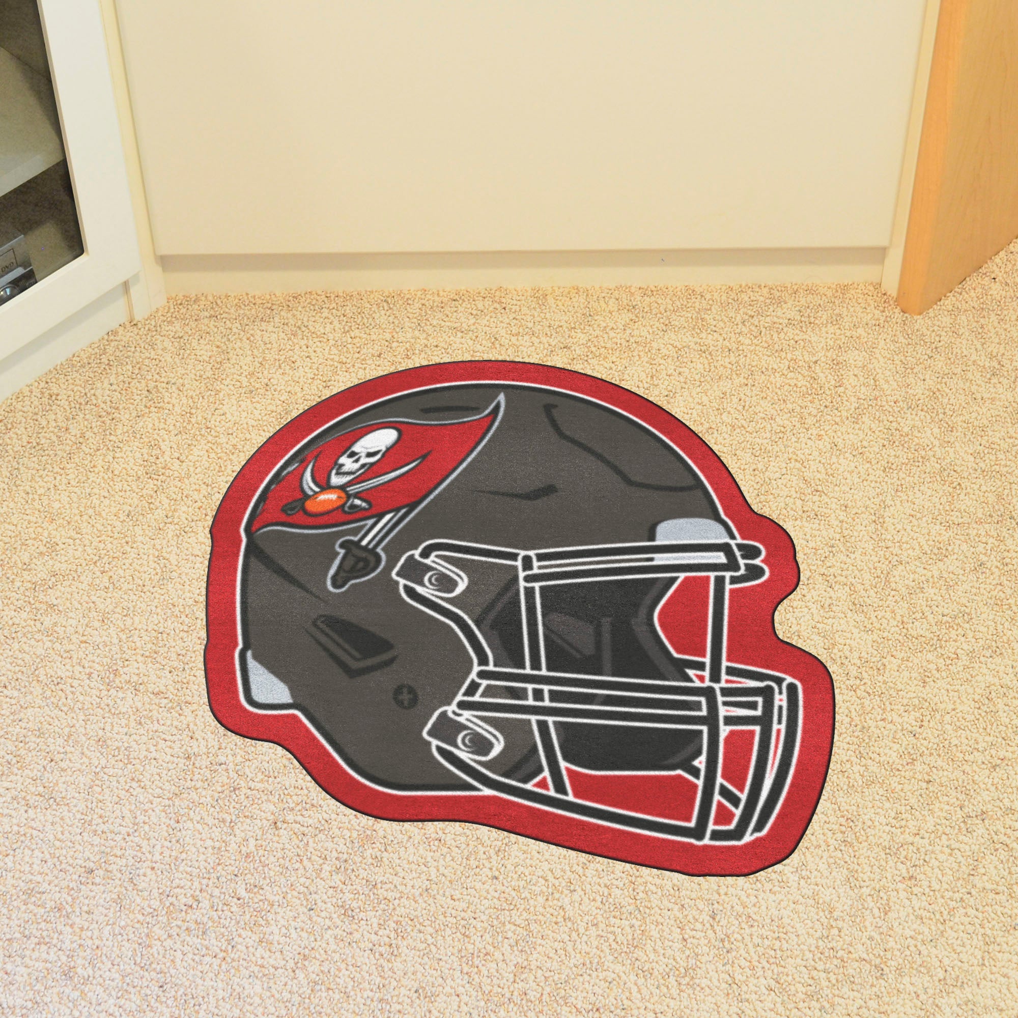 Tampa Bay Buccaneers Mascot Helmet Rug