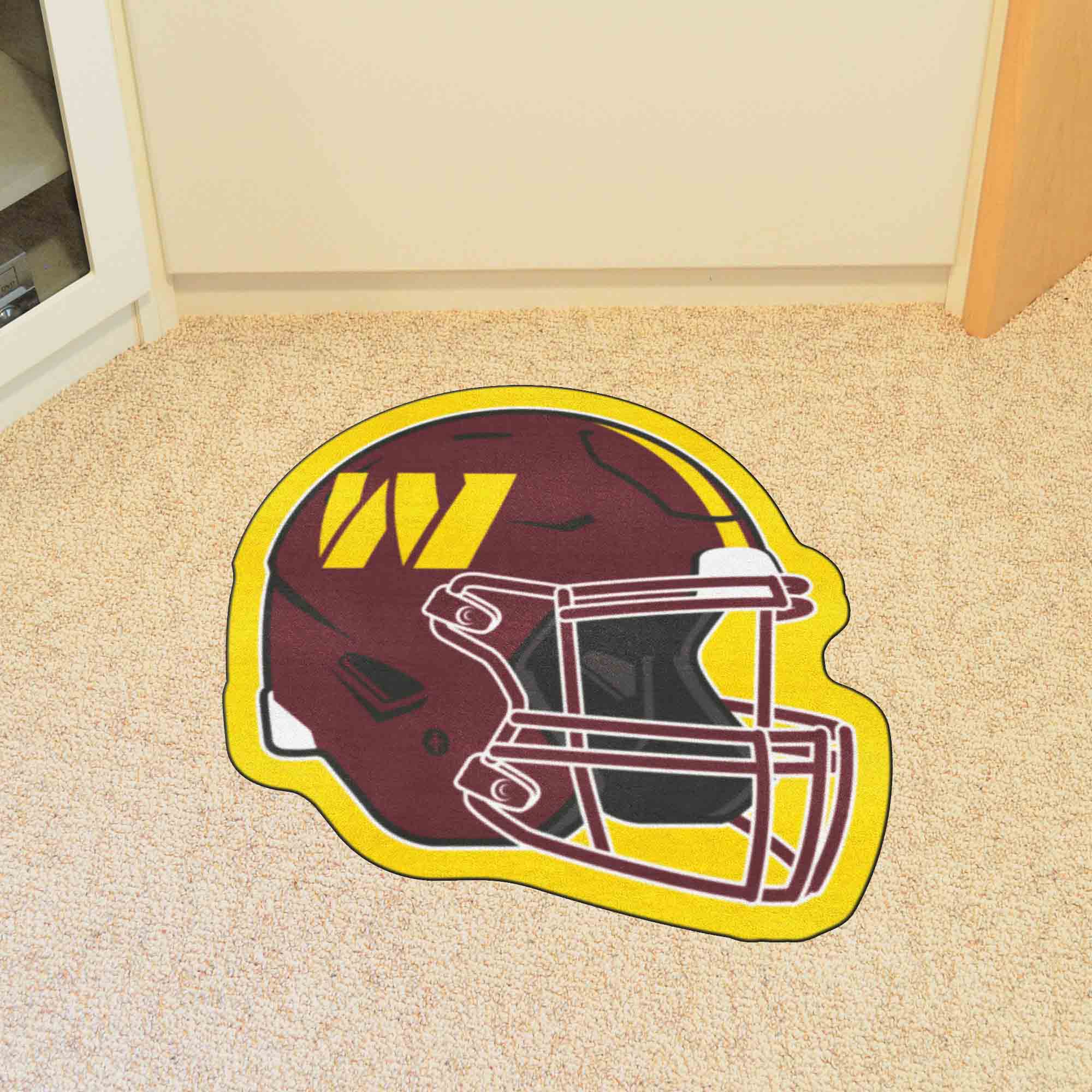 Washington Commanders Mascot Helmet Rug