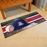 Arizona Wildcats Baseball Runner Rug - 30in. x 72in.