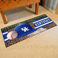 Kentucky Wildcats Baseball Runner Rug - 30in. x 72in.