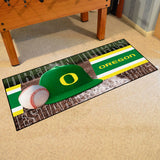 Oregon Ducks Baseball Runner Rug - 30in. x 72in.