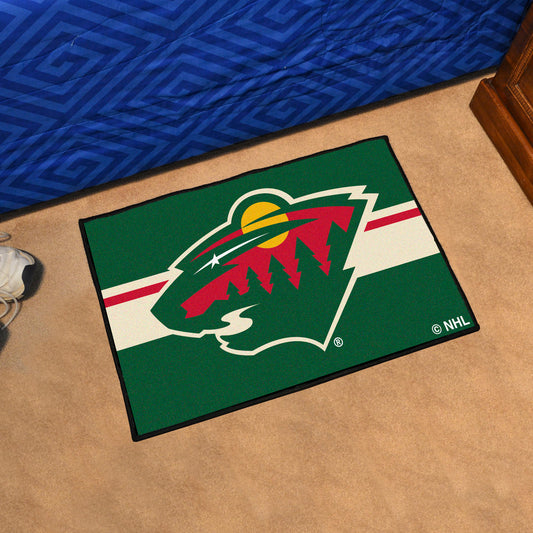 Minnesota Wild Starter Mat Accent Rug - 19in. x 30in. Uniform Alternate Design