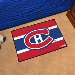 Montreal Canadiens Starter Mat Accent Rug - 19in. x 30in. Uniform Alternate Design