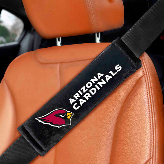 Arizona Cardinals Embroidered Seatbelt Pad - 2 Pieces