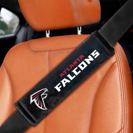 Atlanta Falcons Embroidered Seatbelt Pad - 2 Pieces - Atlanta Falcons