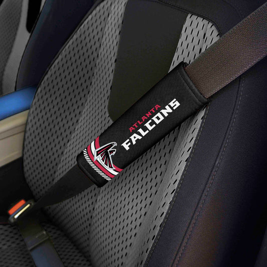 Atlanta Falcons Team Color Rally Seatbelt Pad - 2 Pieces - Atlanta Falcons