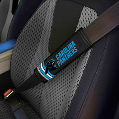 Carolina Panthers Team Color Rally Seatbelt Pad - 2 Pieces - Carolina Panthers