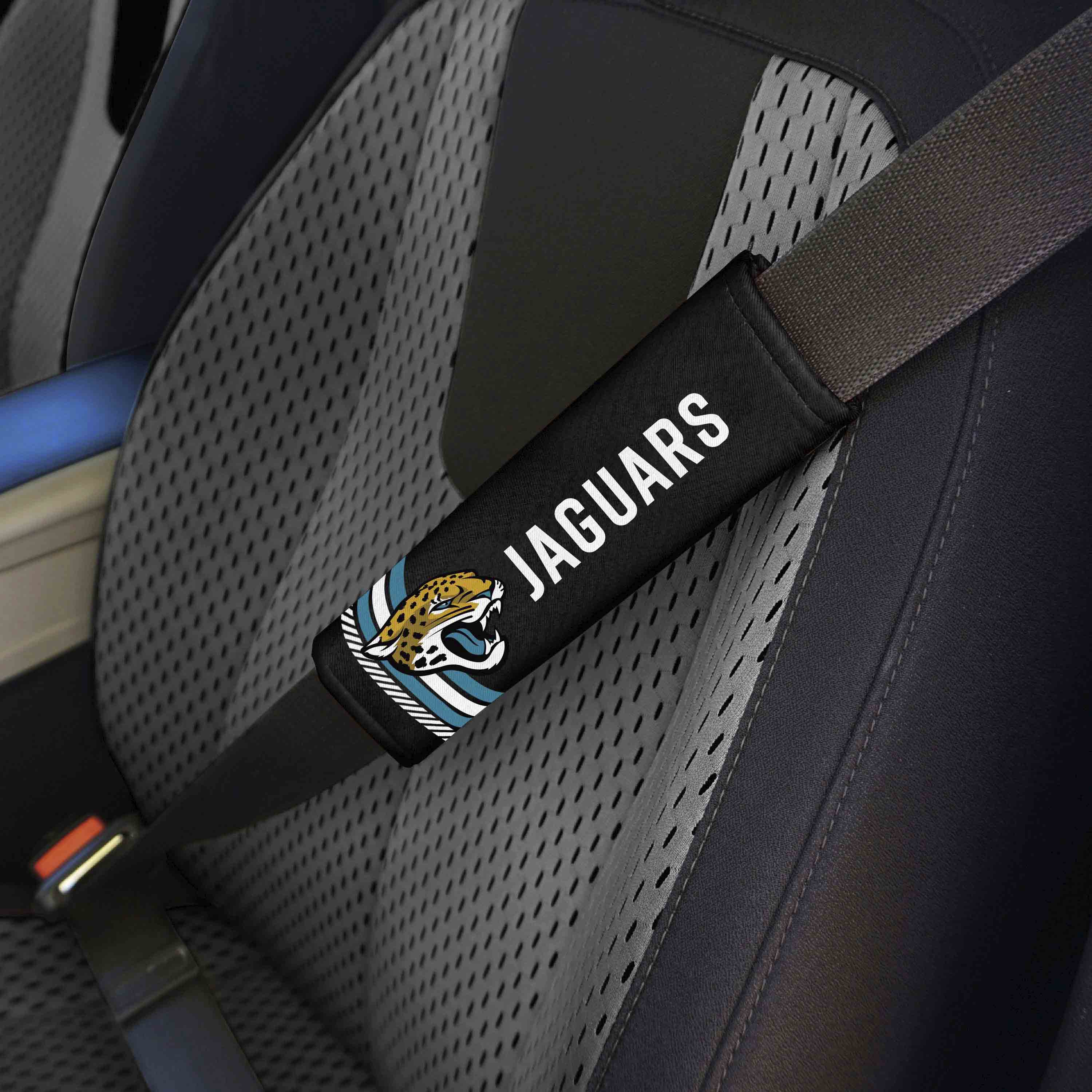 Jacksonville Jaguars Team Color Rally Seatbelt Pad - 2 Pieces - Jacksonville Jaguars