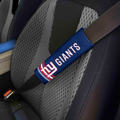 New York Giants Team Color Rally Seatbelt Pad - 2 Pieces