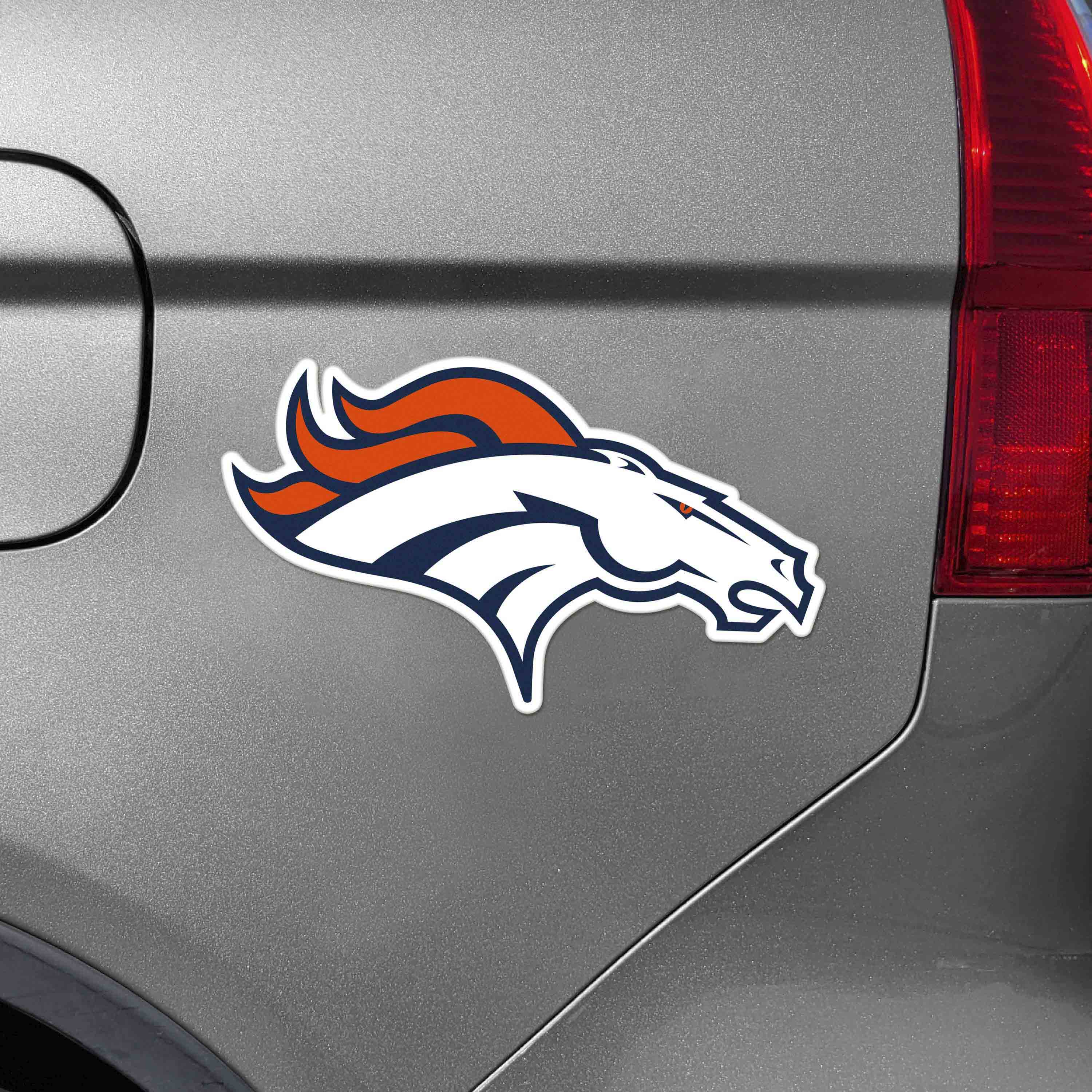 Denver Broncos Large Team Logo Magnet 10" (8.7329"x8.3078")