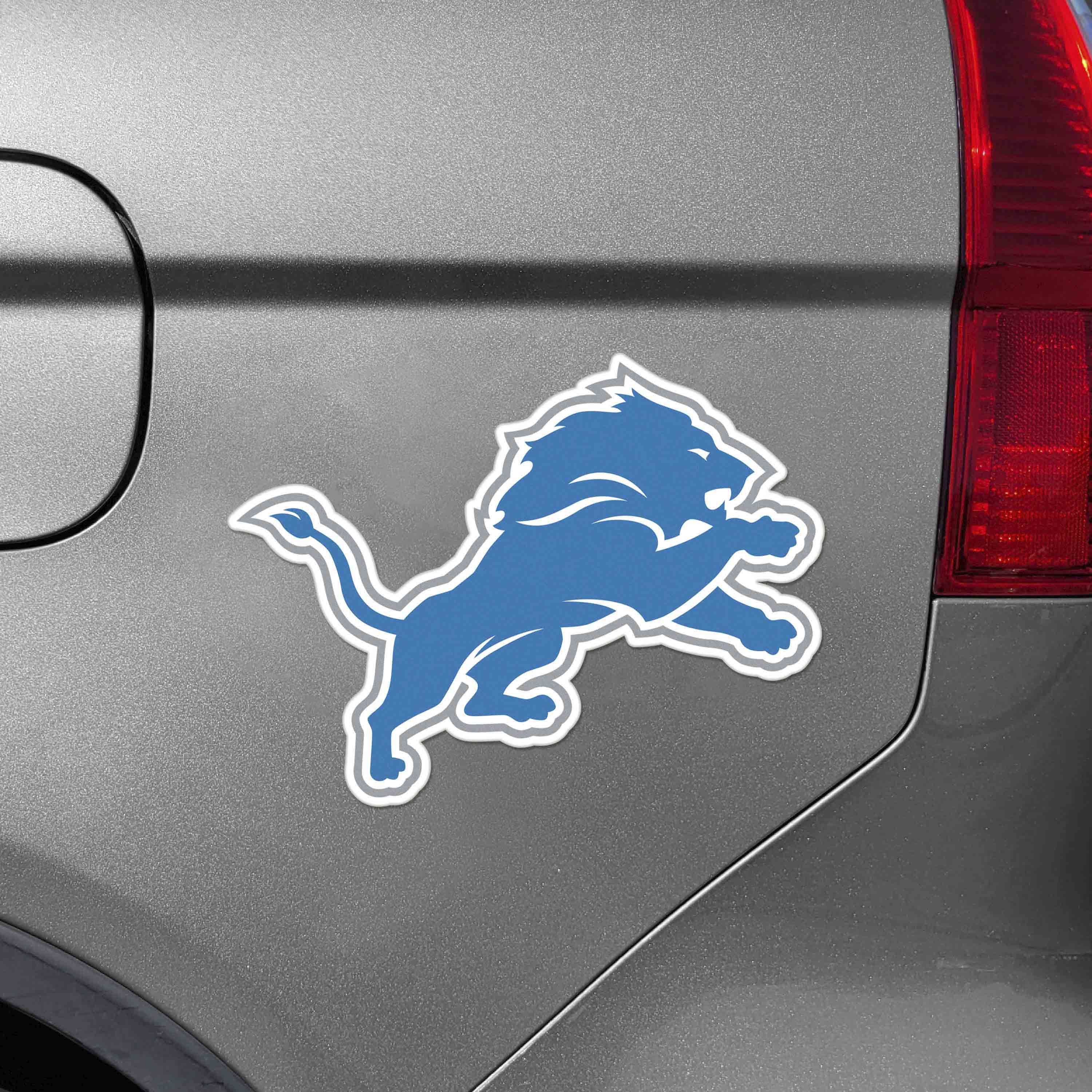 Detroit Lions Large Team Logo Magnet 10" (8.7329"x8.3078")