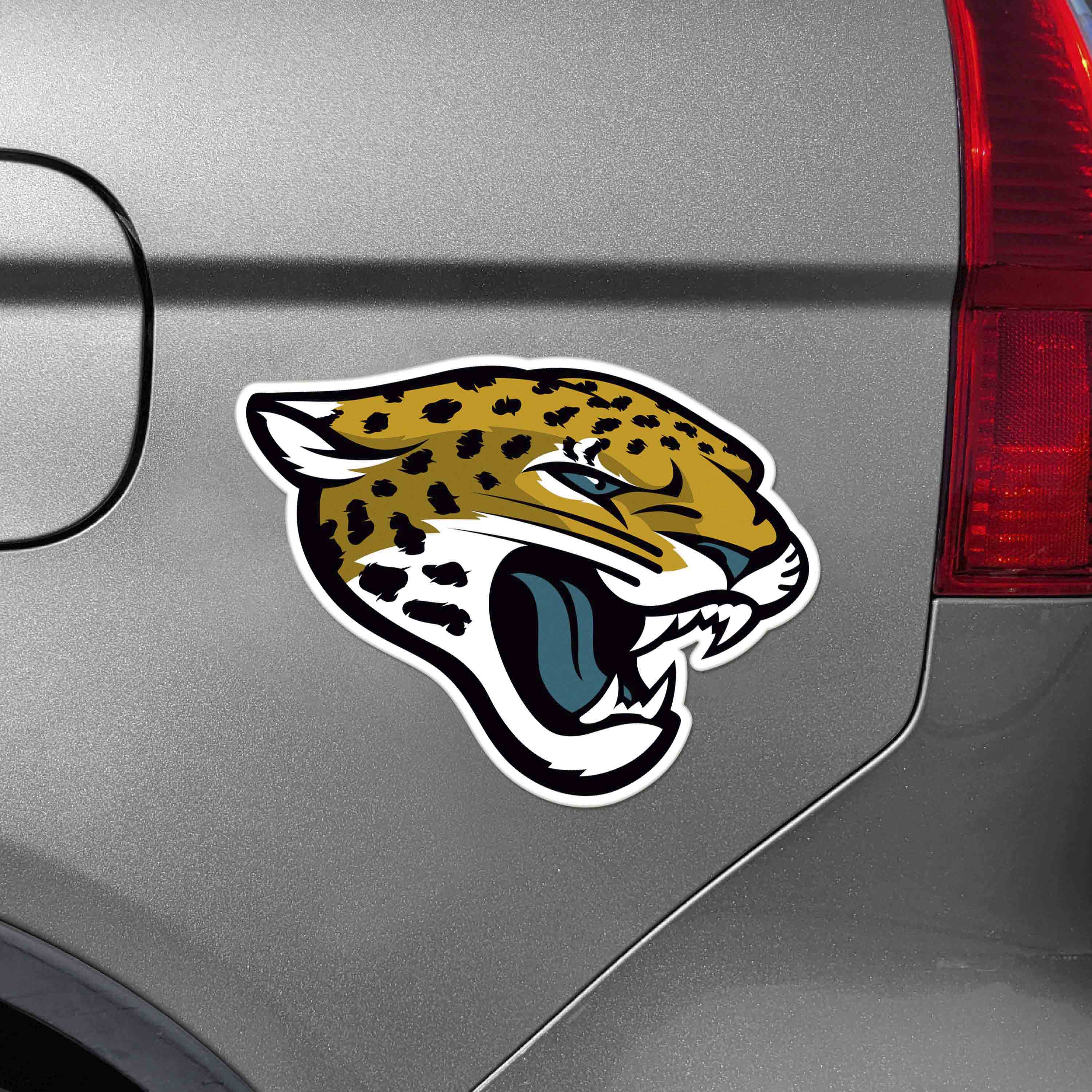 Jacksonville Jaguars Large Team Logo Magnet 10" (8.7329"x8.3078")