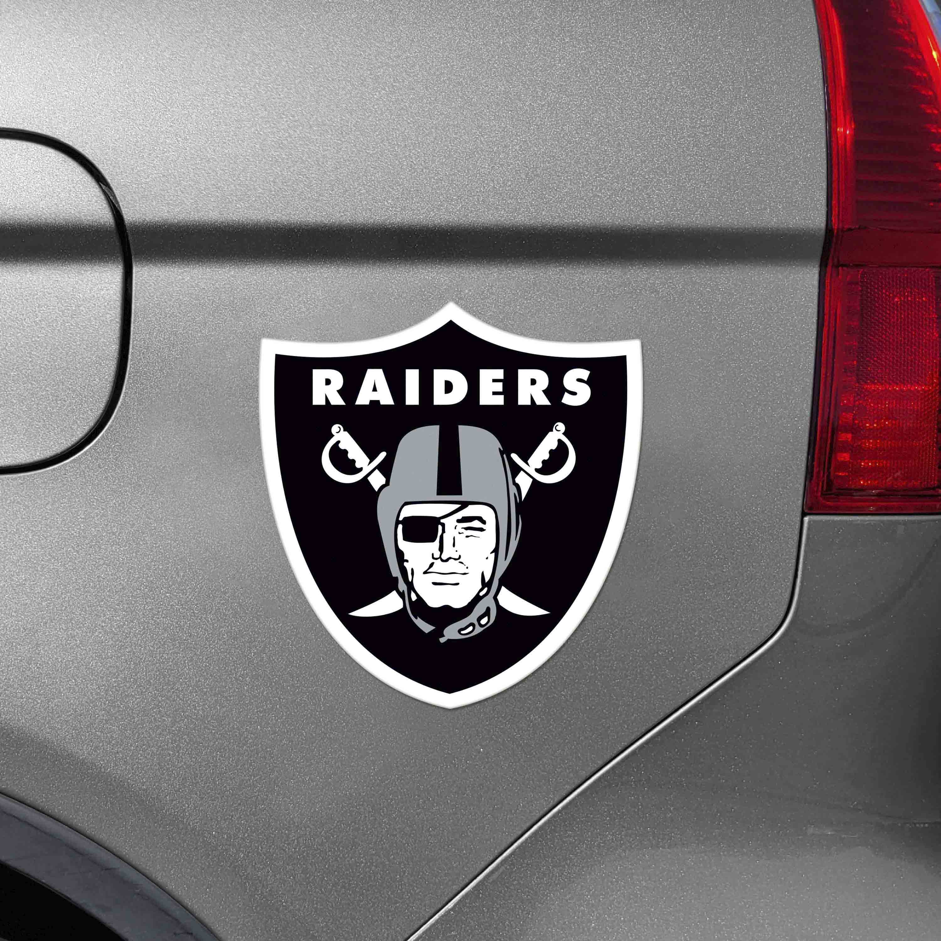 Las Vegas Raiders Large Team Logo Magnet 10" (8.7329"x8.3078")