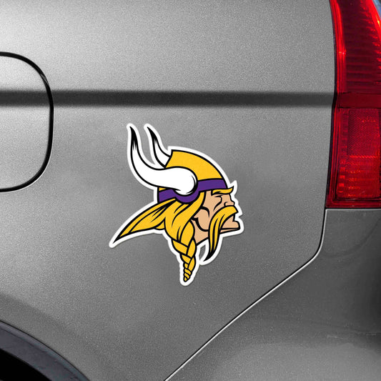 Minnesota Vikings Large Team Logo Magnet 10" (8.7329"x8.3078") - Minnesota Vikings