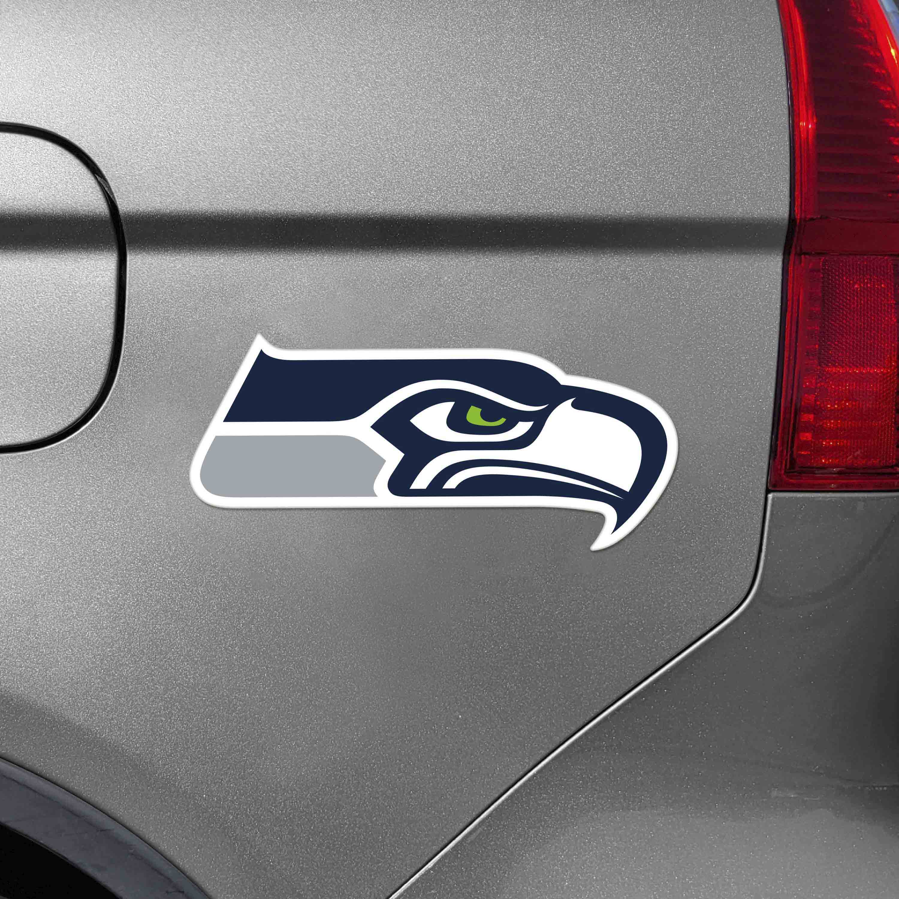 Seattle Seahawks Large Team Logo Magnet 10" (8.7329"x8.3078")